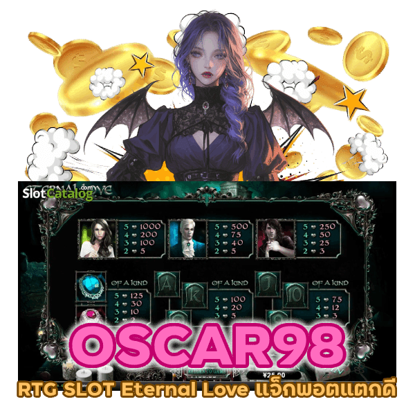 ค่ายเกม RTG SLOT Eternal Love แจ็กพอตแตกดี